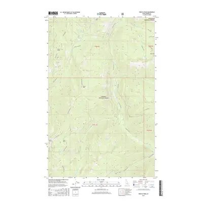 2017 Map of Trestle Peak, 2017 Print