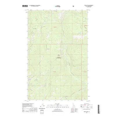2020 Map of Trestle Peak, 2020 Print