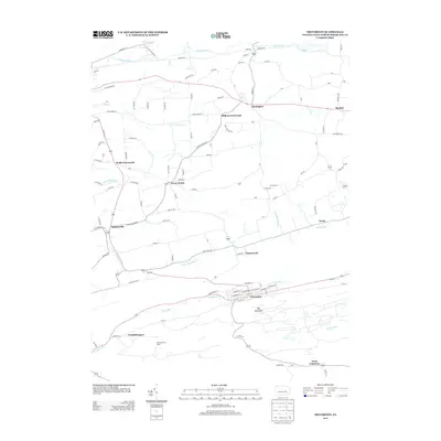2013 Map of Trevorton, 2013 Print