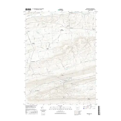 2016 Map of Trevorton, 2016 Print