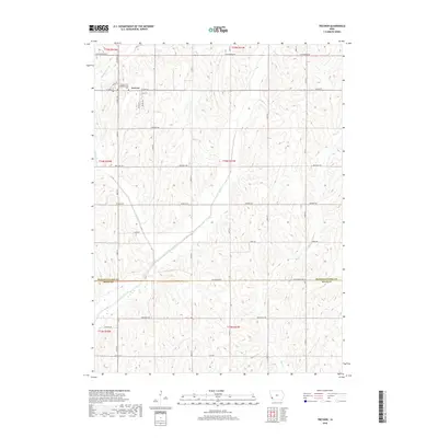 2018 Map of Treynor, 2018 Print