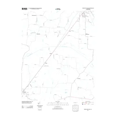 2013 Map of Trezevant East, 2013 Print