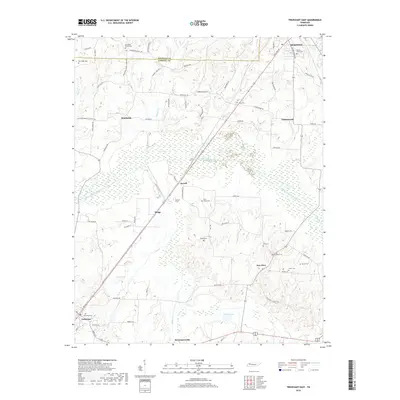 2019 Map of Trezevant East, 2019 Print