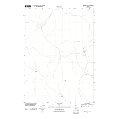 2010 Map of Triangle Flat, 2010 Print