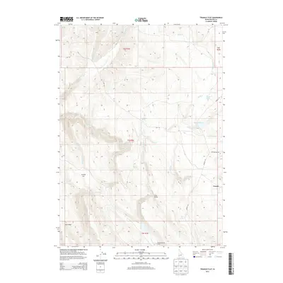 2013 Map of Triangle Flat, 2013 Print