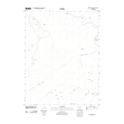 2011 Map of Triangle Mesa, 2011 Print