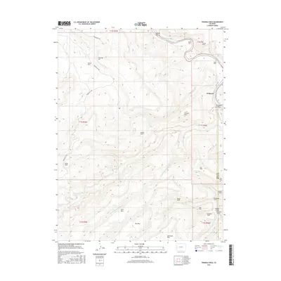 2016 Map of Triangle Mesa, 2016 Print