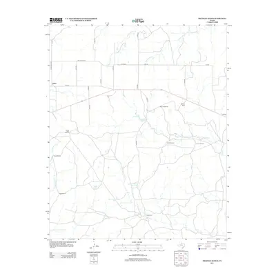 2012 Map of Triangle Ranch, 2012 Print