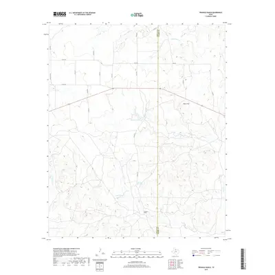 2019 Map of Triangle Ranch, 2019 Print