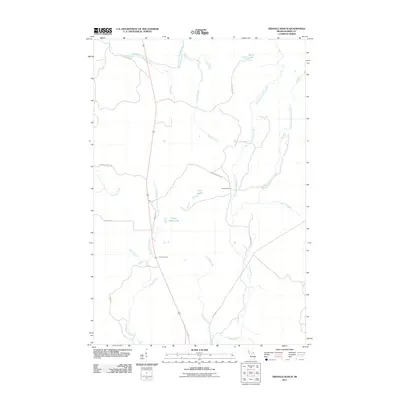 2011 Map of Triangle Ranch, 2011 Print