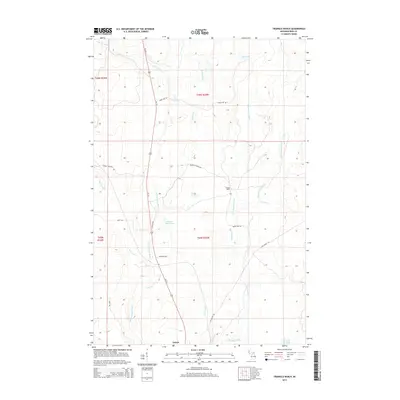 2014 Map of Triangle Ranch, 2014 Print