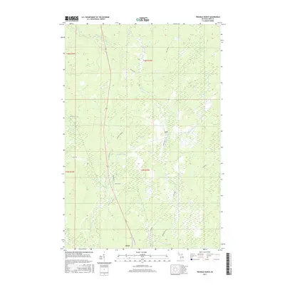 2017 Map of Triangle Ranch, 2017 Print