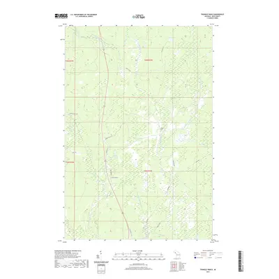 2019 Map of Triangle Ranch, 2019 Print