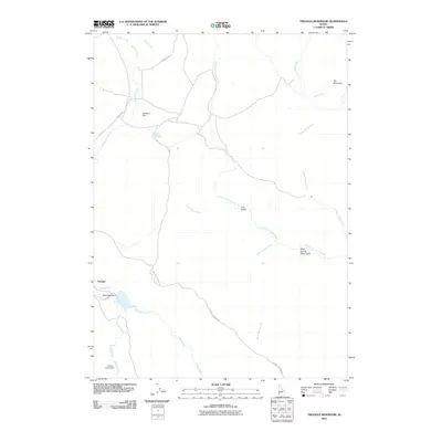 2010 Map of Triangle Reservoir, 2010 Print