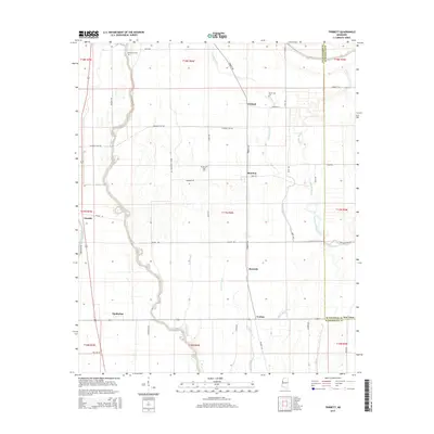 2015 Map of Tribbett, 2015 Print