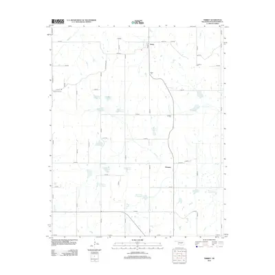 2012 Map of Tribbey, 2012 Print