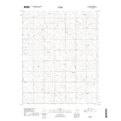 2018 Map of Tribbey, 2018 Print