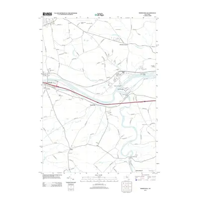 2013 Map of Tribes Hill, 2013 Print