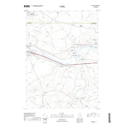 2019 Map of Tribes Hill, 2019 Print