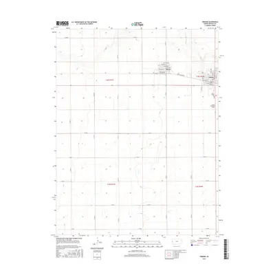 2015 Map of Tribune, 2015 Print