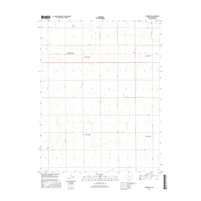 2015 Map of Tribune NW, 2015 Print