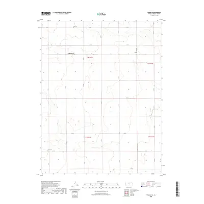 2018 Map of Tribune NW, 2018 Print