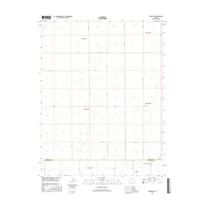 2015 Map of Tribune SE, 2015 Print