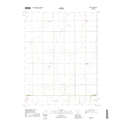 2018 Map of Tribune SE, 2018 Print