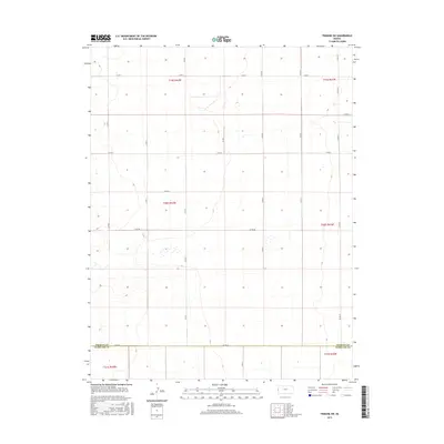 2015 Map of Tribune SW, 2015 Print