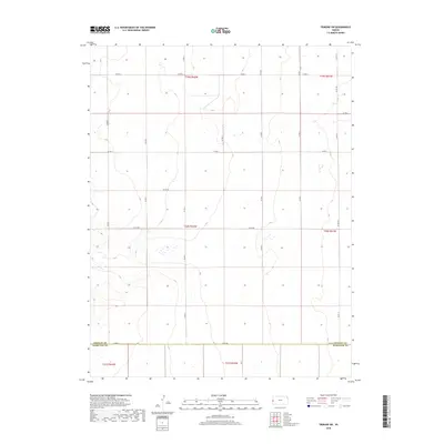 2018 Map of Tribune SW, 2018 Print