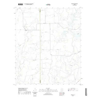 2019 Map of Trickham, 2019 Print