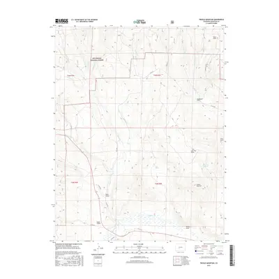 2016 Map of Trickle Mountain, 2016 Print