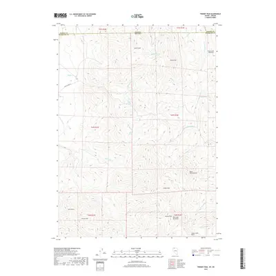 2018 Map of Trident Peak, 2018 Print