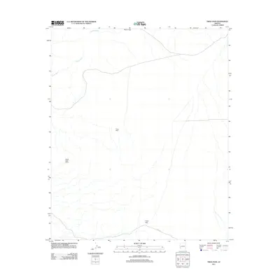 2011 Map of Trigo Pass, 2011 Print