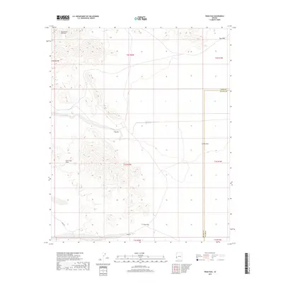 2018 Map of Trigo Pass, 2018 Print