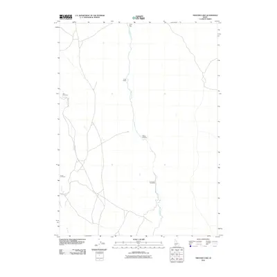 2010 Map of Triguero Lake, 2010 Print