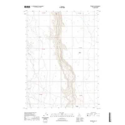 2020 Map of Triguero Lake, 2020 Print