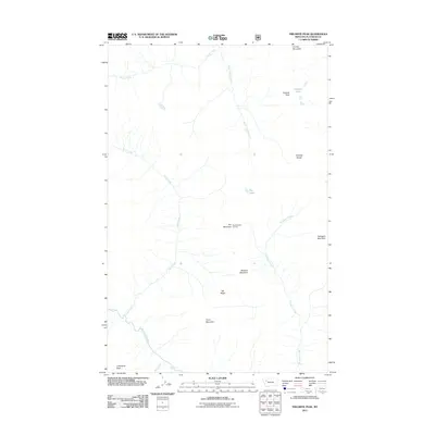 2011 Map of Trilobite Peak, 2011 Print