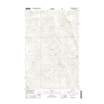 2014 Map of Trilobite Peak, 2014 Print