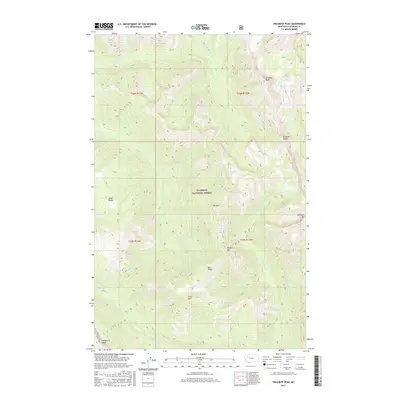 2017 Map of Trilobite Peak, 2017 Print
