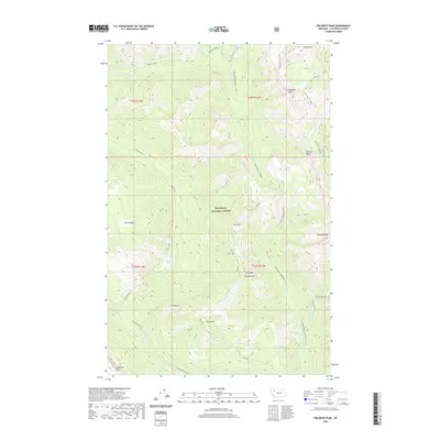 2020 Map of Trilobite Peak, 2020 Print