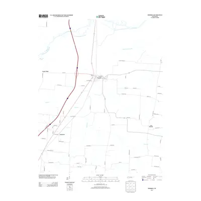 2013 Map of Trimble, 2013 Print
