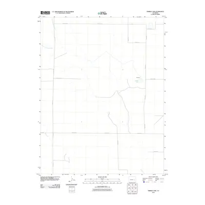 2010 Map of Trimble Lake, 2010 Print