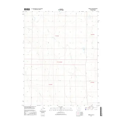 2016 Map of Trimble Lake, 2016 Print