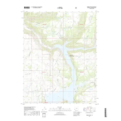 2019 Map of Trimble Point, 2019 Print