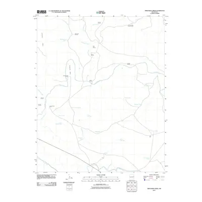 2010 Map of Trinchera Creek, 2010 Print
