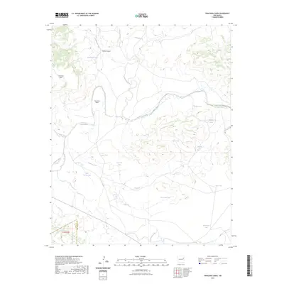 2023 Map of Trinchera Creek, 2023 Print