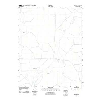2010 Map of Trinchera, 2010 Print