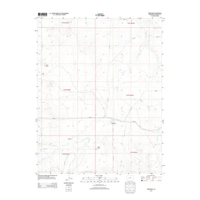 2013 Map of Trinchera, 2013 Print