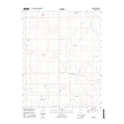 2016 Map of Trinchera, 2016 Print